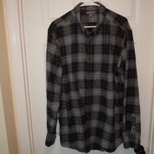 Eddie Bauer Plaid Flannel Shirt Extra Large Tall